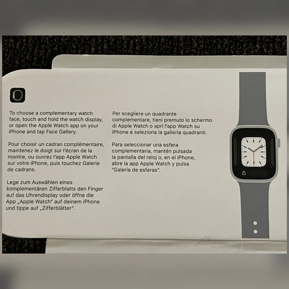 Apple Watch Band Navy Blue Color ZM602-04535-A